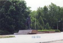 Picture of the statue of Lenin